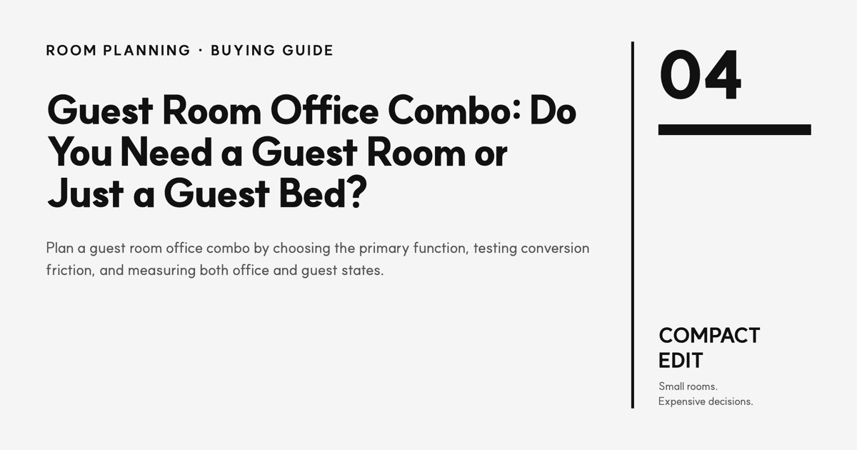 Guest Room Office Combo: Do You Need a Guest Room or Just a Guest Bed? guide from Compact Edit